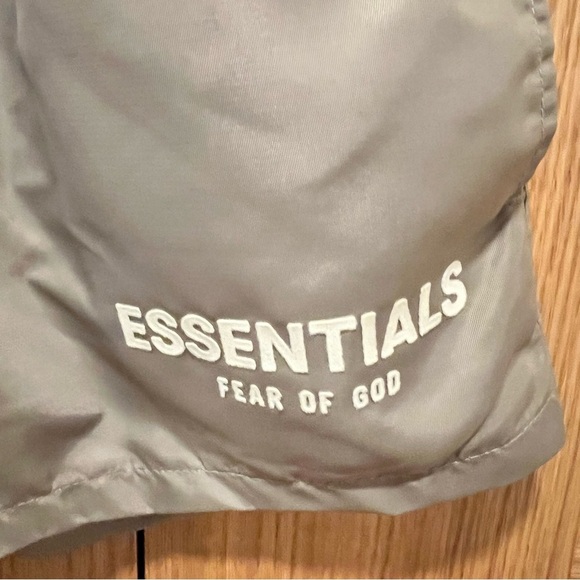 Esstentials Fear Of God | Nylon Shorts | Taupe | Youth Size 8 - Picture 3 of 6